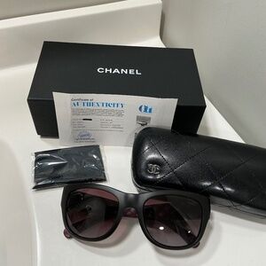 RARE CHANEL full set polarized sunglasses
